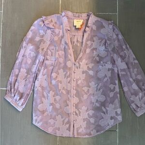 Sheer Lavender Blouse
